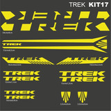 Trek  Kit17 Sticker Calcomania Para Cuadro De Bicicleta