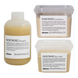  Kit Nounou Shampoo, Acondicionador Y Mascarilla Davines