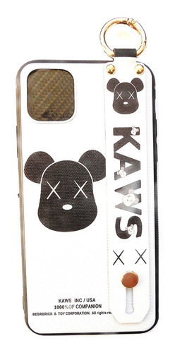 Funda Compatible iPhone 11 X Xr Xs 8 7  + Correa Mujer Kaws