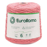 Barbante Euroroma Colorido N.6 1kg 1014mts Crochê Tricô