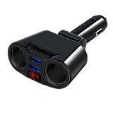 Cargador Doble Usb De 2 Vías Para Encendedor De Coche.