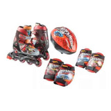 Patines Lineal Hotwheels Set Completo