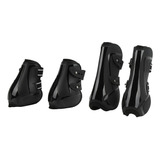 Botas De Tendón De Caballo Ajustables 4pcs Protector De Pier