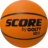 Balon De Baloncesto Score By Golty Competicion Caucho #6 Color Naranja