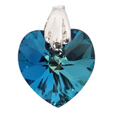 Dije Cristal Swarovski Elements Corazon C/ Plata 925 Colores