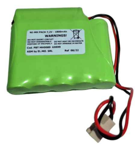 Batería Para Electroestimulador Globus 1800 Mah7.2v, Premium