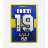 Cuadro Dorsal Futbol De Mdf Barco Boca Juniors