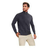 Casaco Masculino Com Zíper Blusa De Frio Sueter Premium