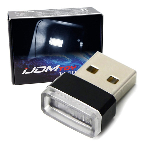 Ijdmtoy (1) Xenon White Usb Plug-in Miniature/nano Led Car I
