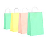 Bolsa De Papel Para Regalos Color Pastel X 5u (30x41) Color Multicolor