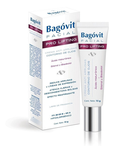 Pro Lifting Contorno De Ojos Bagovit X15 Gr