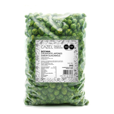 Cacahuate Estilo Japones Sabor Guacamole 1kg | MercadoLibre