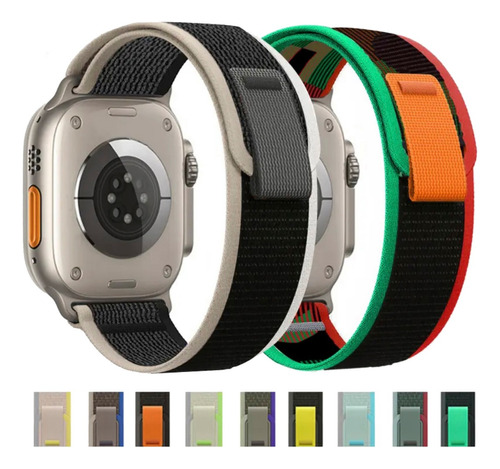 Pulseira Trail Para Apple Watch Ultra 45mm 44mm 49mm 40m 41m