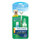 Kit Dental Total Para Perros Grandes Tropiclean Sabor Menta