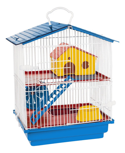 Gaiola Hamster 2 Andares Desmontável (teto Plástico)