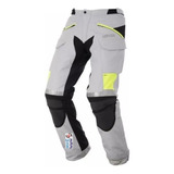 Jm Pantalon Alpinestars Calama Drystar White Grey Yellow