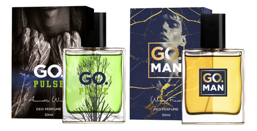 Kit 2 Perfumes Para O Dia (versáteis) - Go Pulse + Go Man