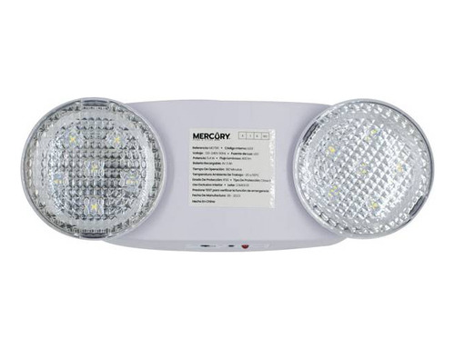 Lámpara Led Emergencia 5.4w Recargable 110v 400lm 12 Led