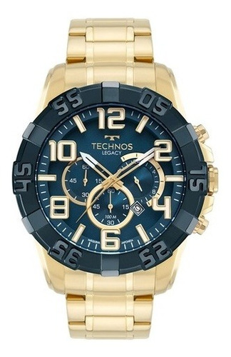 Relogio Technos Masculino Dourado Legacy - Os20iqs/1a