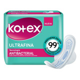 Toallas Femeninas Kotex Antibacterial Ultrafina C/alas 10 U