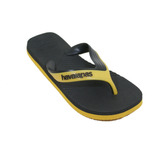 Ojota Havaianas Dual Negro/amarillo Hombre Deporfan 