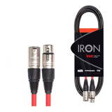 Cable Microfono Kwc Iron 242 Canon/canon Std 6 Mts Oferta!!!