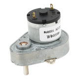 Motor De Engranajes Dc 12 V, 100 Rpm, Reversible De Alta Tor