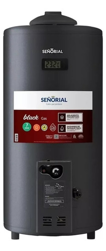 Termotanque A Gas 75 Lts Nuevo Señorial Family Black 2.0