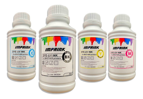 Tinta Imprink Dye Coreana  Brother 4x500ml Envio Incluido