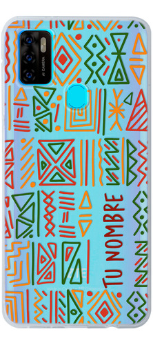 Funda Para Zte Étnico Tribal Abstracto Con Tu Nombre