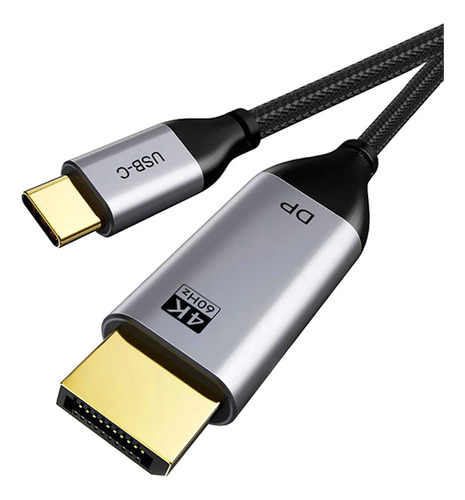 Cabo Usb C X Displayport 1.2 4k 60hz Notebook 1,8m Cabletime