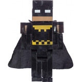 Minecraft Steve Batman  Figura Articulada Con Luz Led