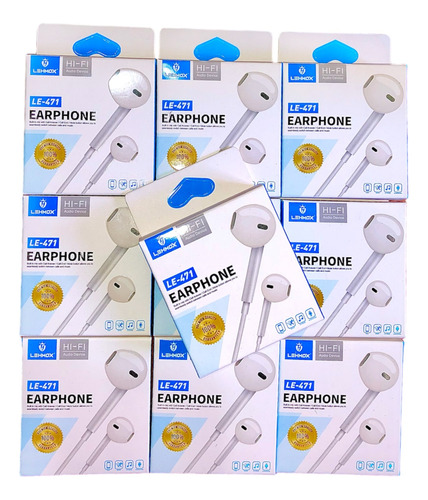 Kit 10 Fone De Ouvido Branco C/ Microfone Atacado Revenda