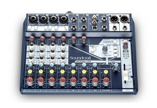 Consola Usb 2x2 Soundcraft Notepad 12fx Nueva / Abregoaudio