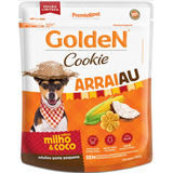 Golden Cookie Para Cães Adultos Arraiau 350g Edição Limitada