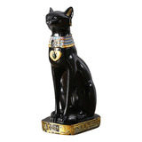 Estatua De Del Gato Egipcio Bastet, Adorno De 9x12x23,5cm