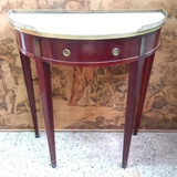 Unica Consola Recibidor Imperio Demi Lune Marmol Dressoir319