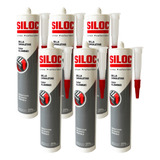 Sellador Siloc Sella Canaletas Zingueria Pintable - Pack X 6