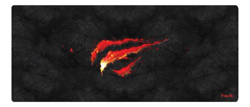 Mouse Pad Gamer Havit Hv-mp861 Gamenote De Borracha E Tecido Gg 300mm X 700mm X 3mm Black/red