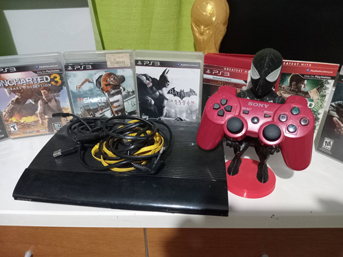  Consola Sony Ps3 Ultraslim 250gb +7 Juegos Fisico