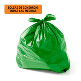 Bolsa De Residuo Verde 50x70 Pack X100 Basura Consorcio