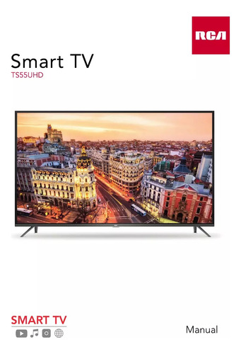 Smart Tv Rca Ts55uhd Led 4k 55  100v/240v + Muy Poco Uso