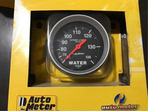 Reloj Temperatura De Agua Autometer 3431