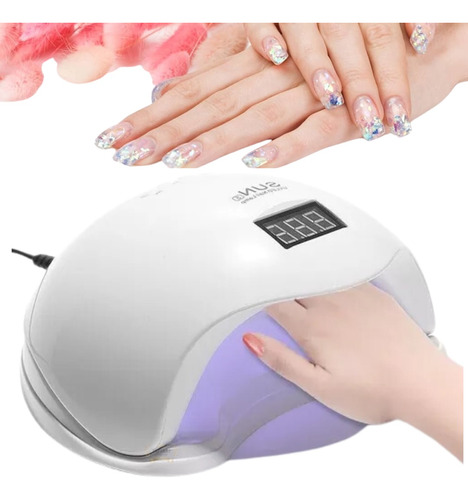 Lampara Led Uv Sun5 48w Esmalte Permanente Uñas Manicure