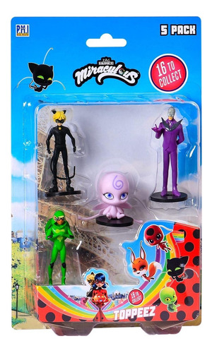 P.m.i. Figuras Coleccionables Miraculous Ladybug | 5 Figura.