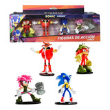 Sonic Prime Figura X 4 Original Articuladas Netflix Sonic Sk