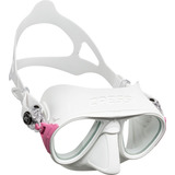 Visor Cressi Calibro Mask Sil Blanco / Rosa Para Buceo