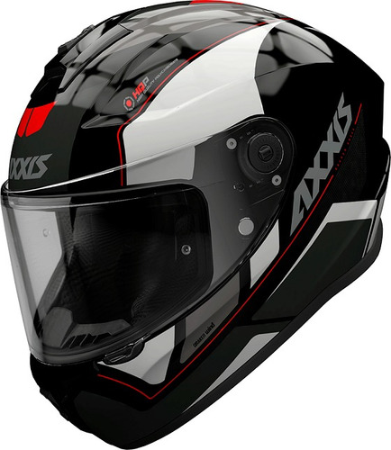 Casco Moto Axxis Draken Wind B0 Blanco Brillo Integral