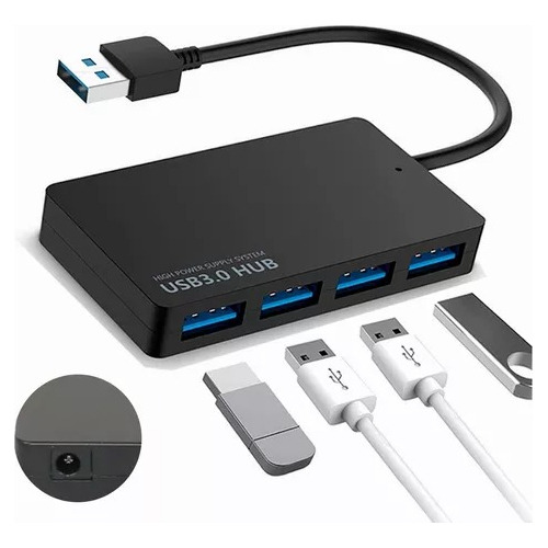 Concentrador Usb De 4 Puertos 3.0