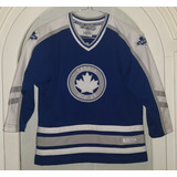 Jersey Nhl Canada Ccm Talla De Niño 6-8 Años